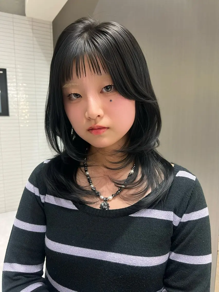 暗くしたい!けどまた明るくしたい!方にオススメ✨落ちる黒染め(ワンカラー)+トリートメント✨の写真