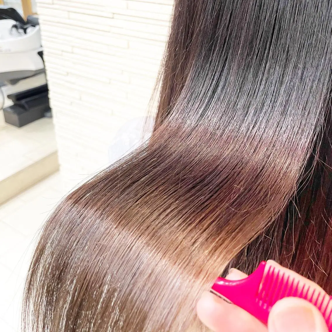 ミディアム 髪質改善 トリートメント カット トリートメント ♦️モテ髪創作者 SUGA♦️のヘアスタイル