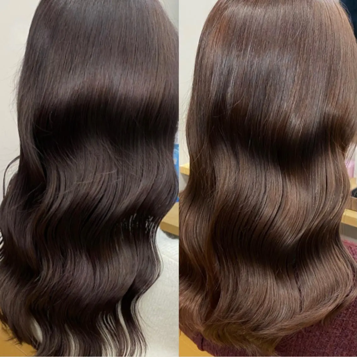 ミディアム カラー イルミナカラー トリートメント プル艶職人/ にしものヘアスタイル