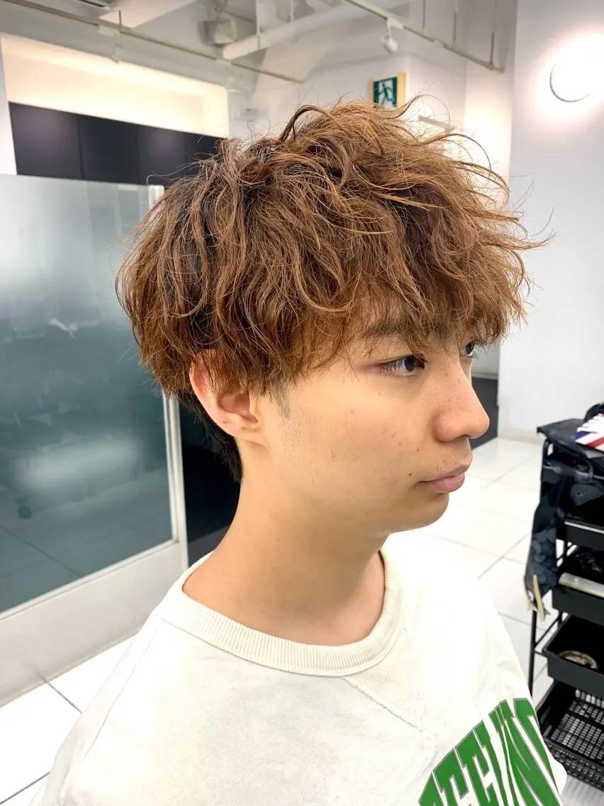 パーマ メンズ メンズ特化フェード パーマ小林裕史のヘアスタイル