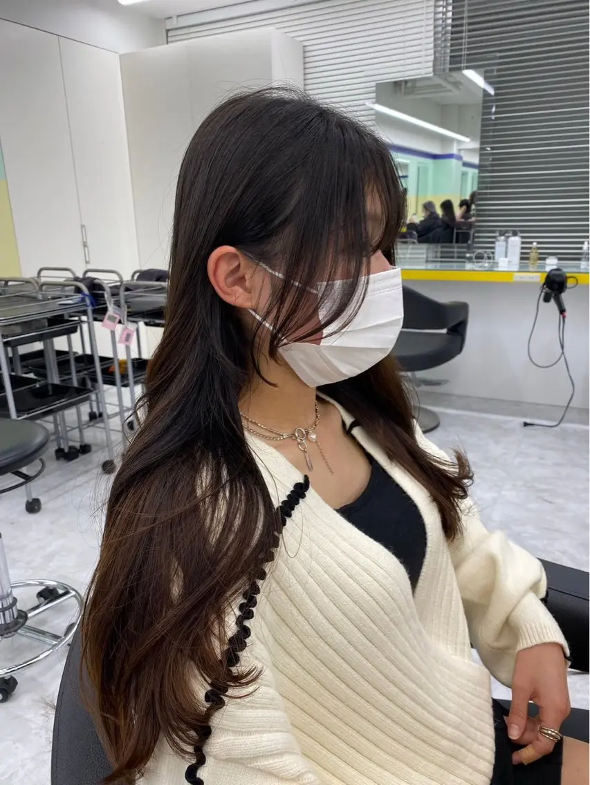 ロング カラー カット ヘアカラー トリートメント 💖トレンド春夏 カラー💖FUTAのヘアスタイル