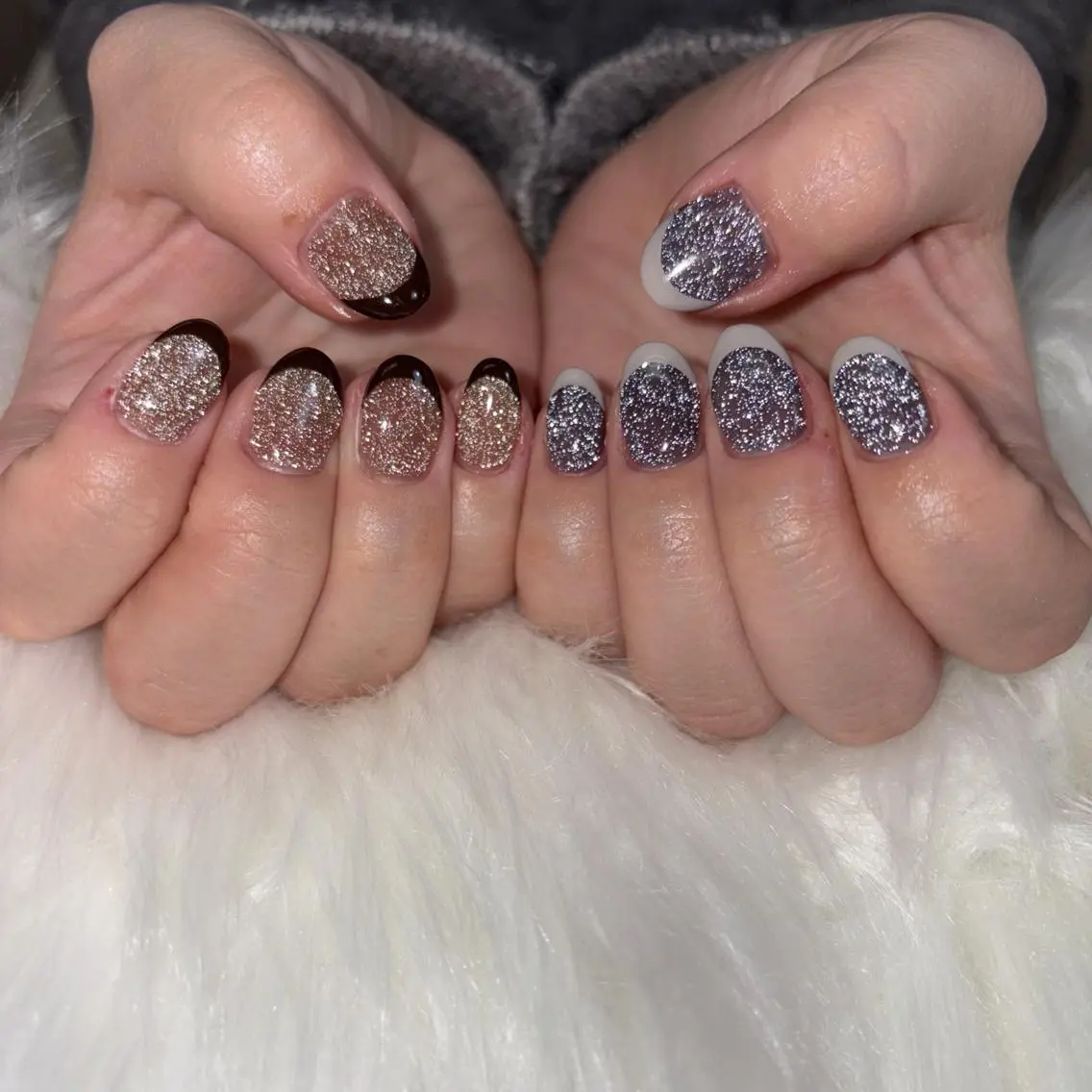 ネイル フラッシュネイル フレンチネイル nail salon Libertyのネイルデザイン
