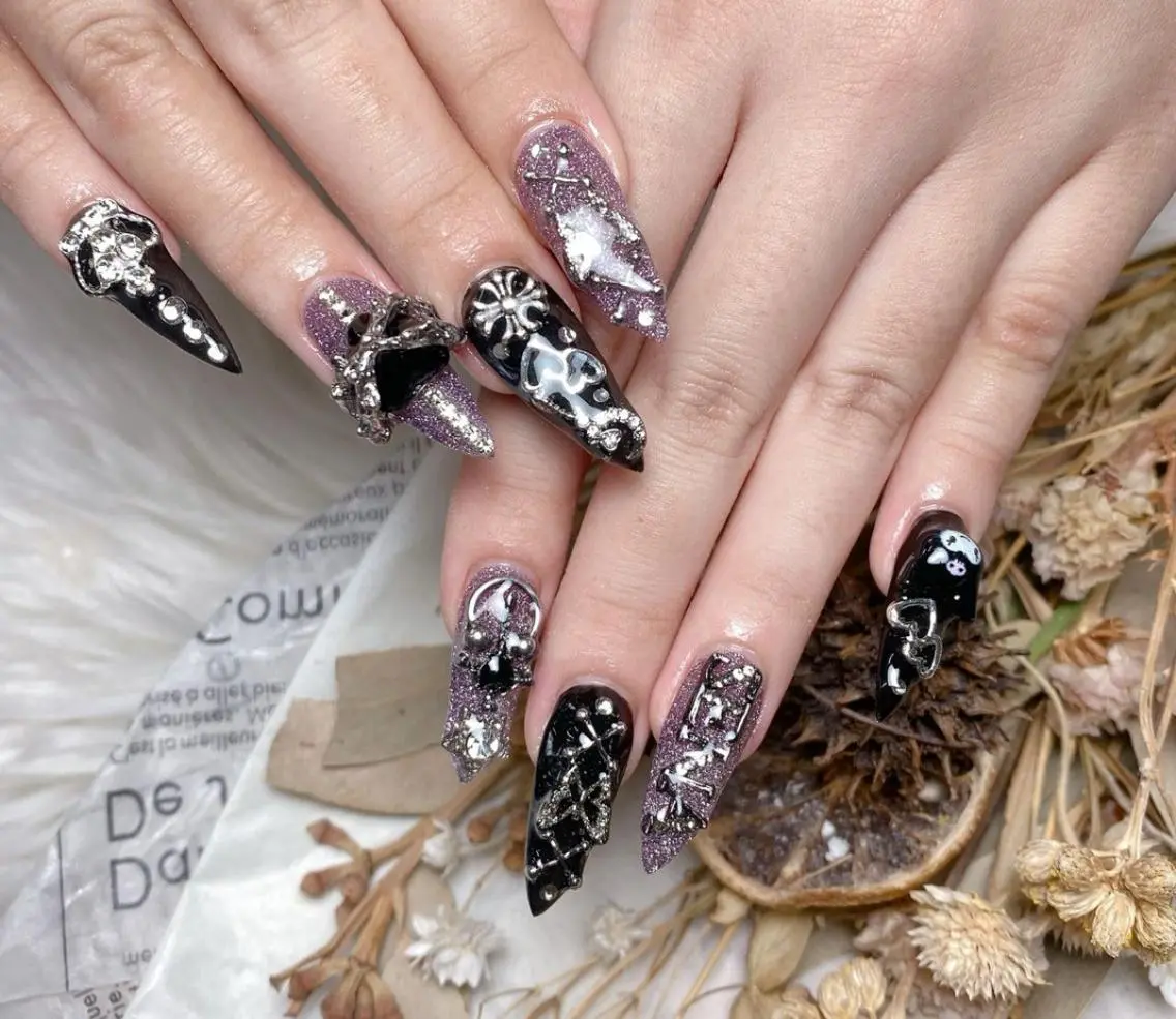 ネイル 持ち込み ネイルチップ cat‘s nail🐈⬛のネイルデザイン