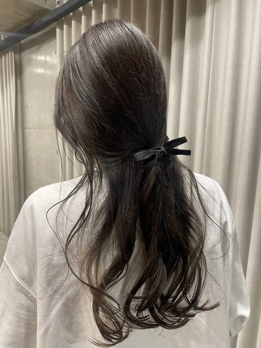 ロング カラー 表参道🌿赤み消し カラー/チナツのヘアスタイル