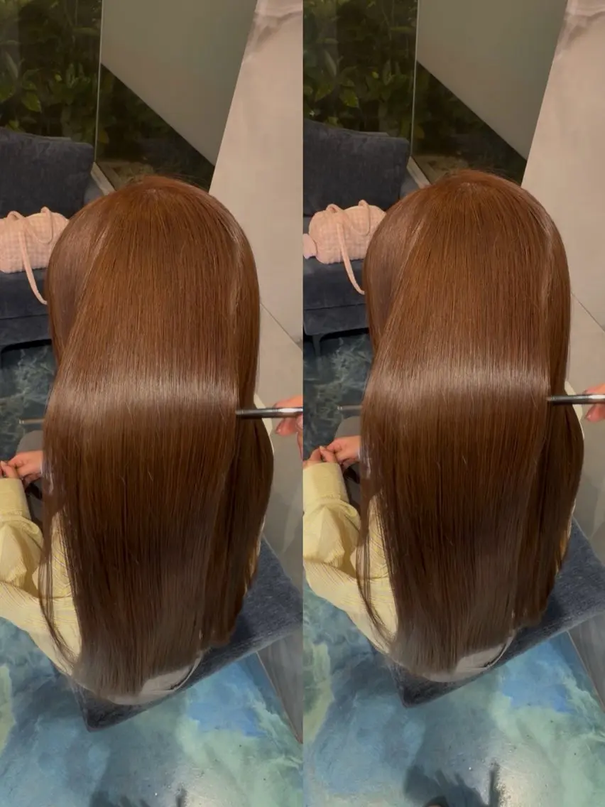 ロング カラー カット ヘアカラー トリートメント 池袋/髪質改善/ 艶カラー/koikiのヘアスタイル