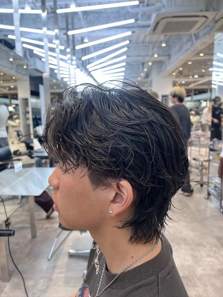 ショート パーマ メンズ カット パーマ fifth/メンズ/ シャドウパーマ/せなのヘアスタイル
