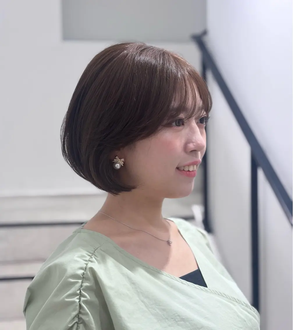ショート カット ヘアカラー 羽田 莉野のヘアスタイル