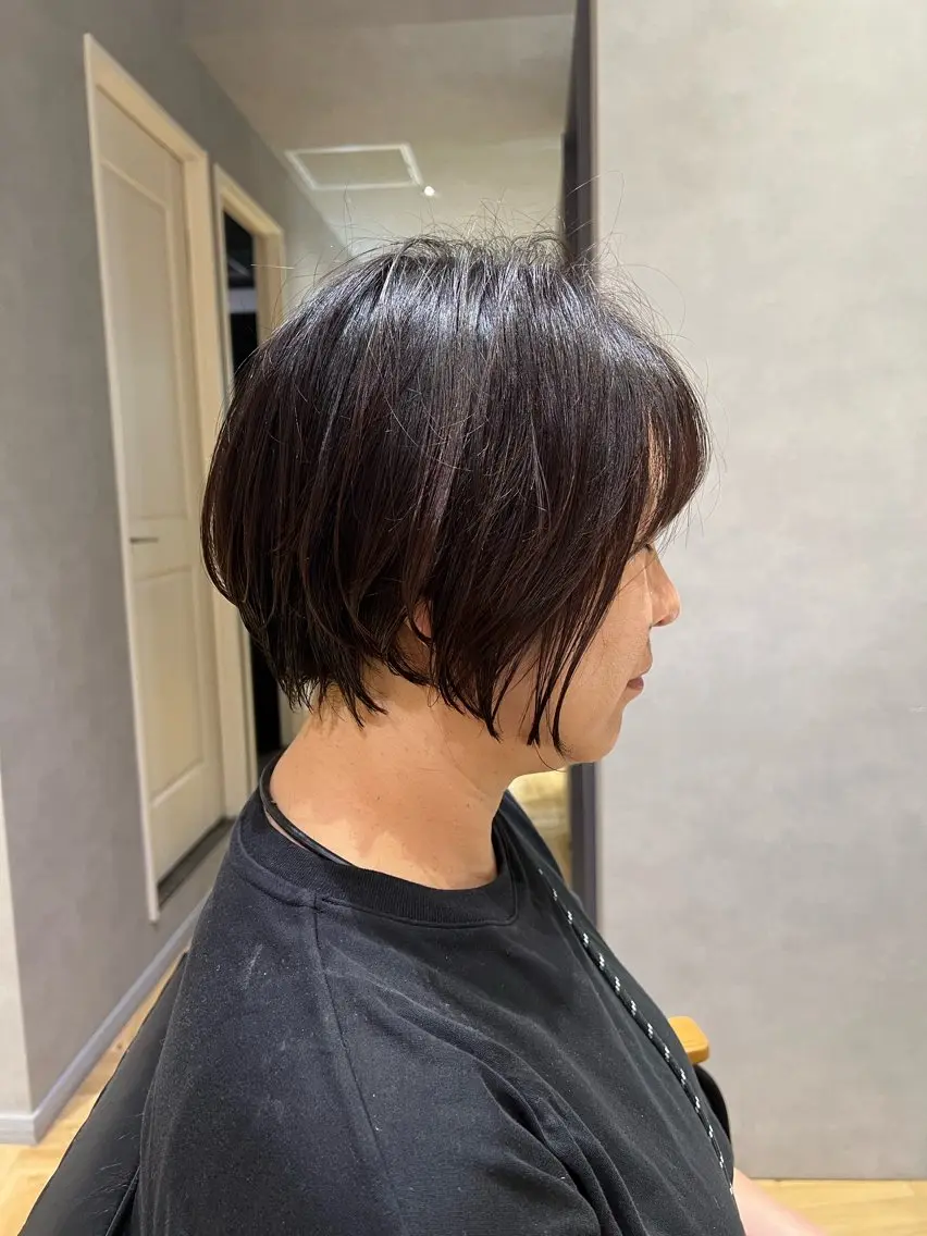 ショート 似合わせショート 森岡俊亮のヘアスタイル