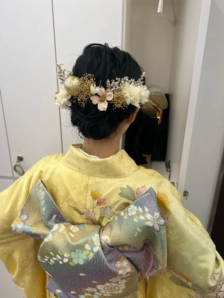 ヘアアレンジ ヘアセット アレンジ/ブラウン カラー HARU🕯のヘアスタイル