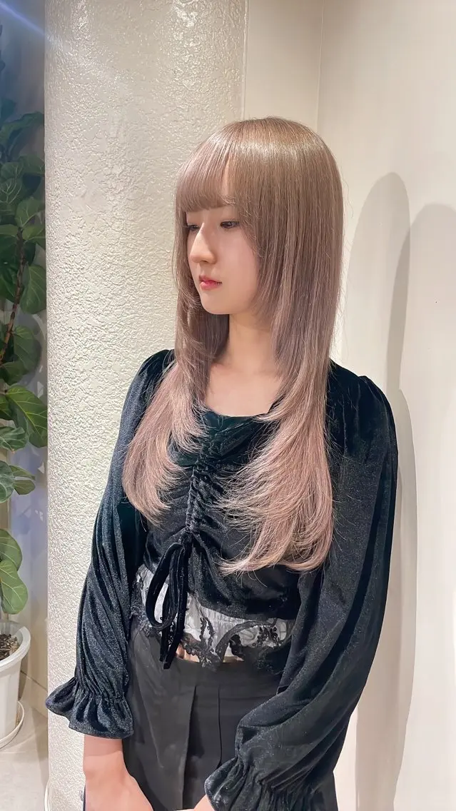 ロング カラー シールエクステ エクステ ヘアカラー エクステ 🦋美髪/エクステ 🦋アベイクミのヘアスタイル
