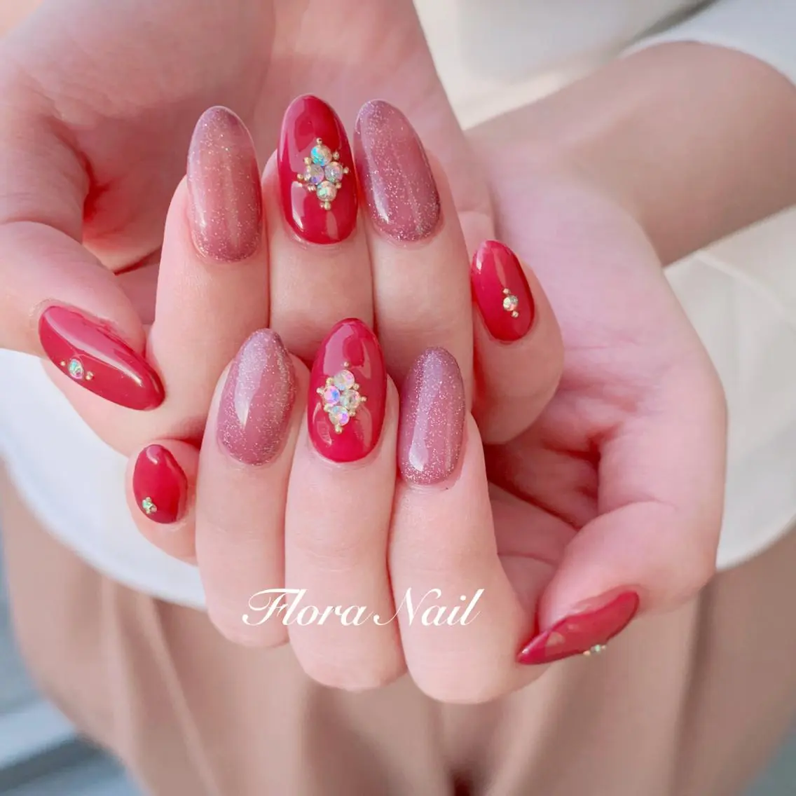 ネイル シンプルネイル Flora Nail 【フローラ ネイル】のネイルデザイン