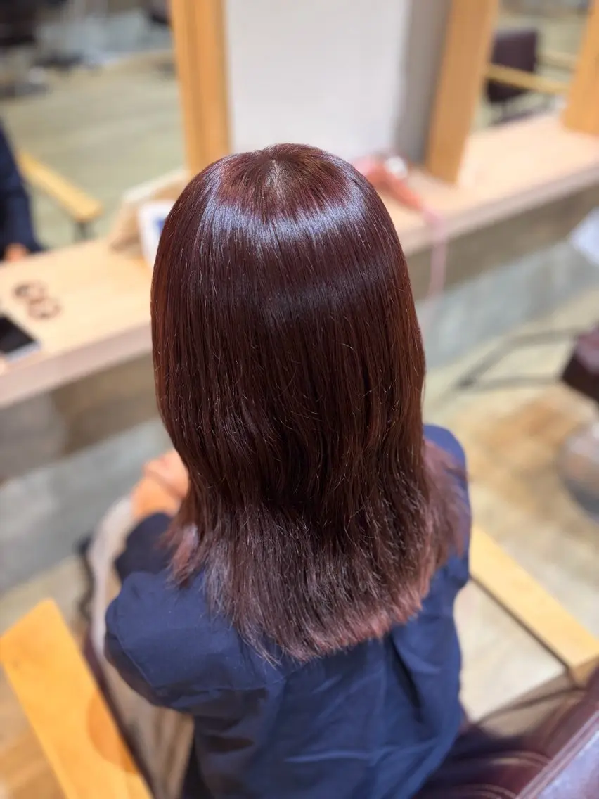 セミロング カラー ヘアカラー kaede🐑🌟 CIEL四条河原町のヘアスタイル