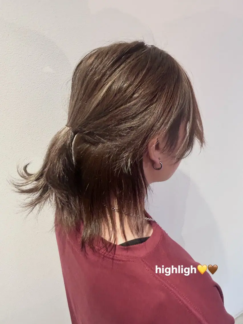 カラー ヘアカラー 渕 克嘉のヘアスタイル