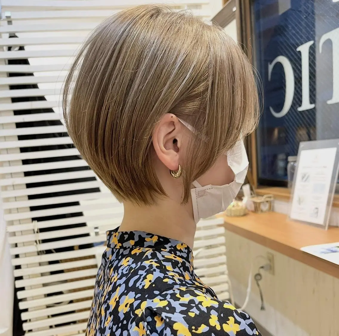 ショート ンジハ えみのヘアスタイル