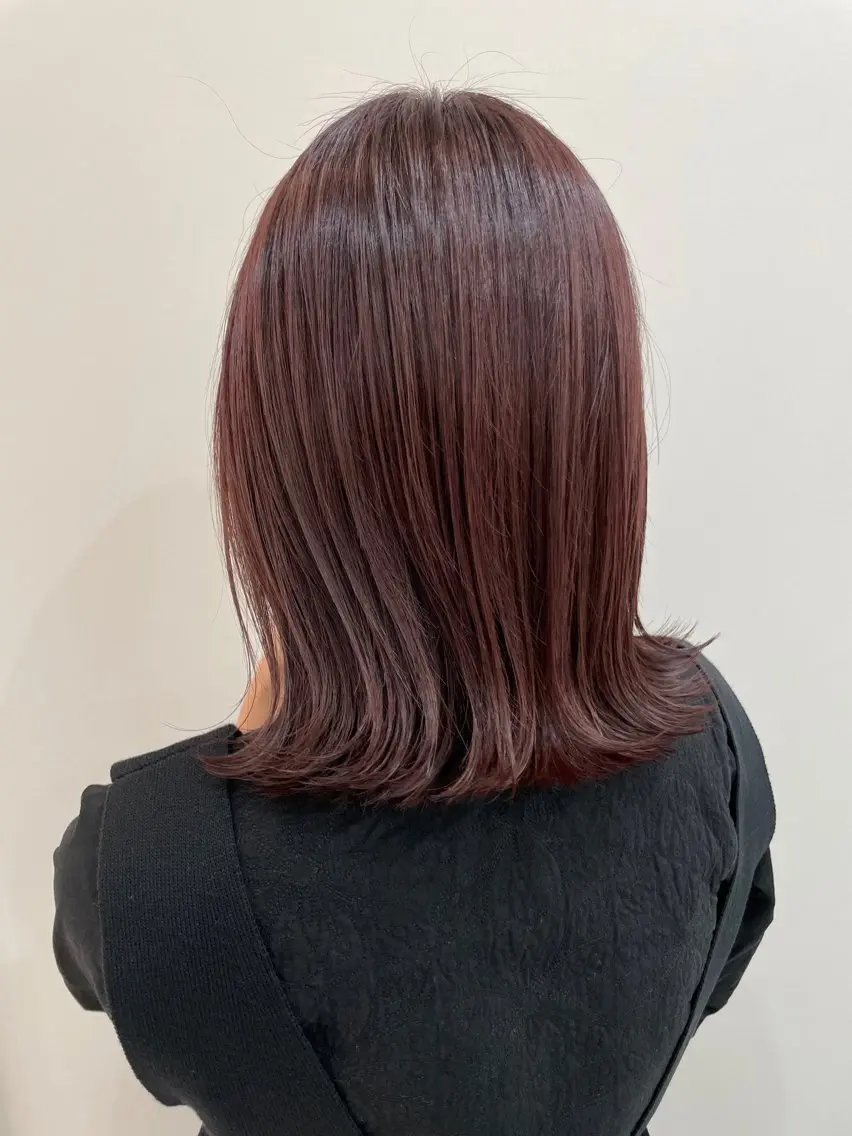 ミディアム カラー ヘアアレンジ カット ヘアカラー トリートメント 具志堅 良のヘアスタイル