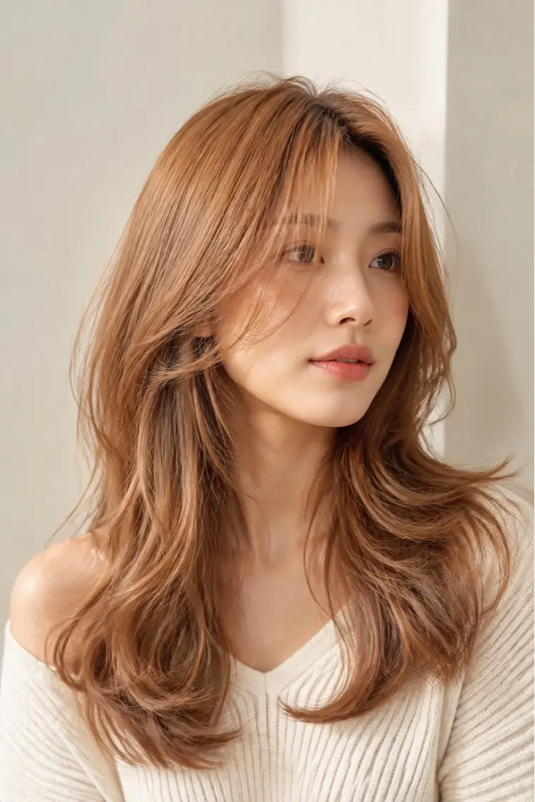 セミロング ヘアカラー 縮毛矯正 トリートメント ✨毛髪診断で絶対綺麗 ✨美髪艶髪専門✨高浪のヘアスタイル