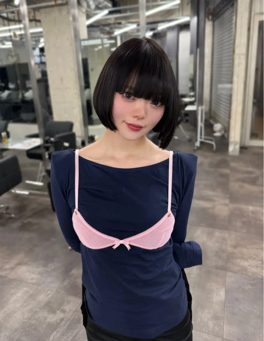 ショート パーマ ボブ 髪質改善 縮毛矯正 ヘアカラー トリートメント RYOTA /GARTE髪質改善のヘアスタイル