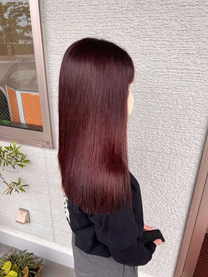 【うる艶髪】髪質改善ストレートの写真