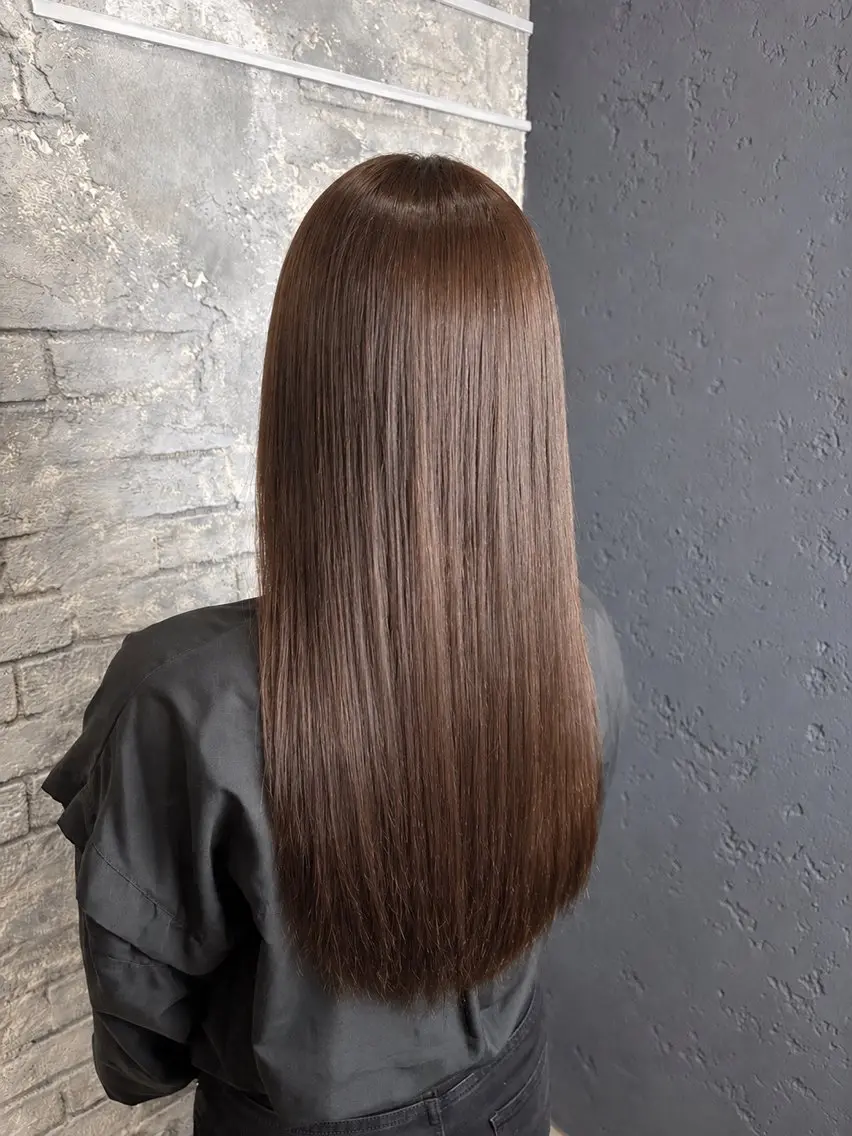 ロング カラー ベージュカラー ショコラベージュ 🤍KIRA🎀 カラーモデル募集中のヘアスタイル
