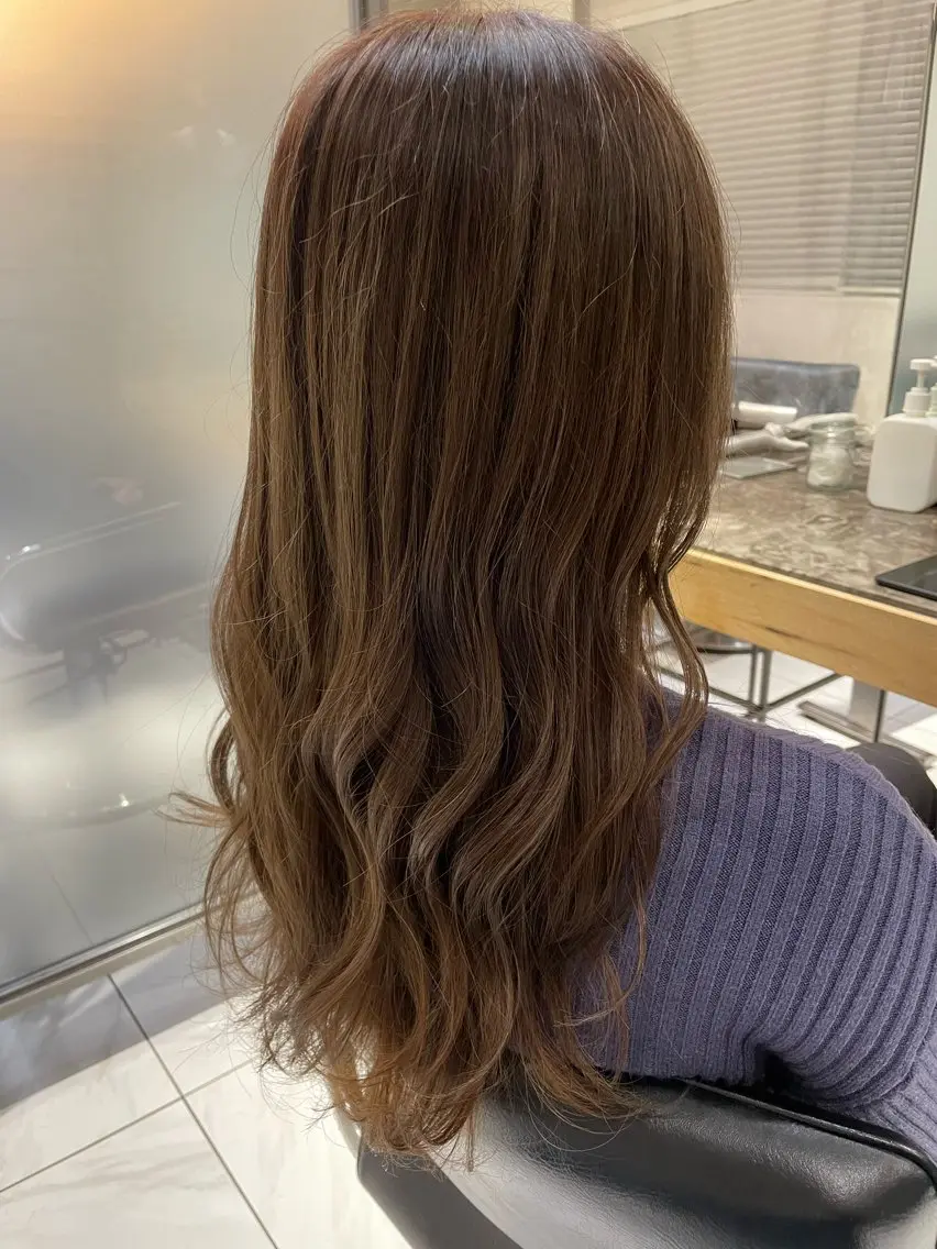 ロング カラー カット ヘアカラー トリートメント 🦕小林 大地🦕のヘアスタイル