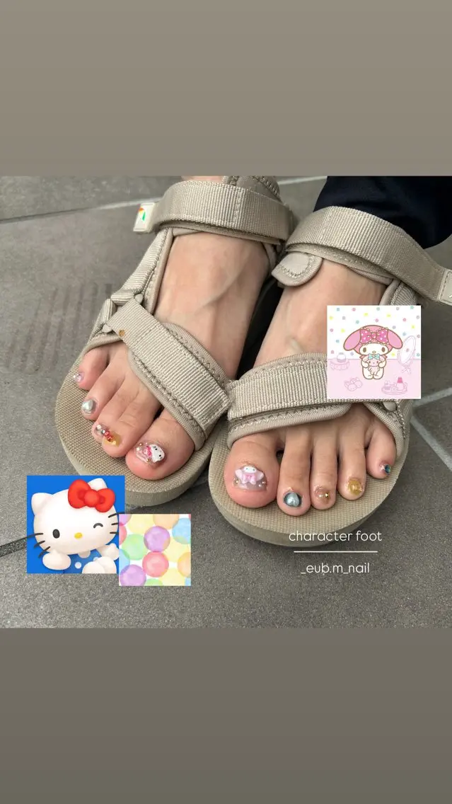 ネイル フットネイル 深夜ネイルサロン eub.m_nailのネイルデザイン