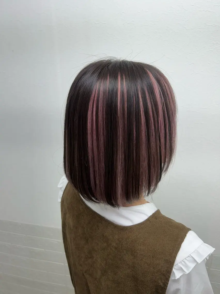 カラー 最高級エクステ /羽エクステ白石宇由のヘアスタイル