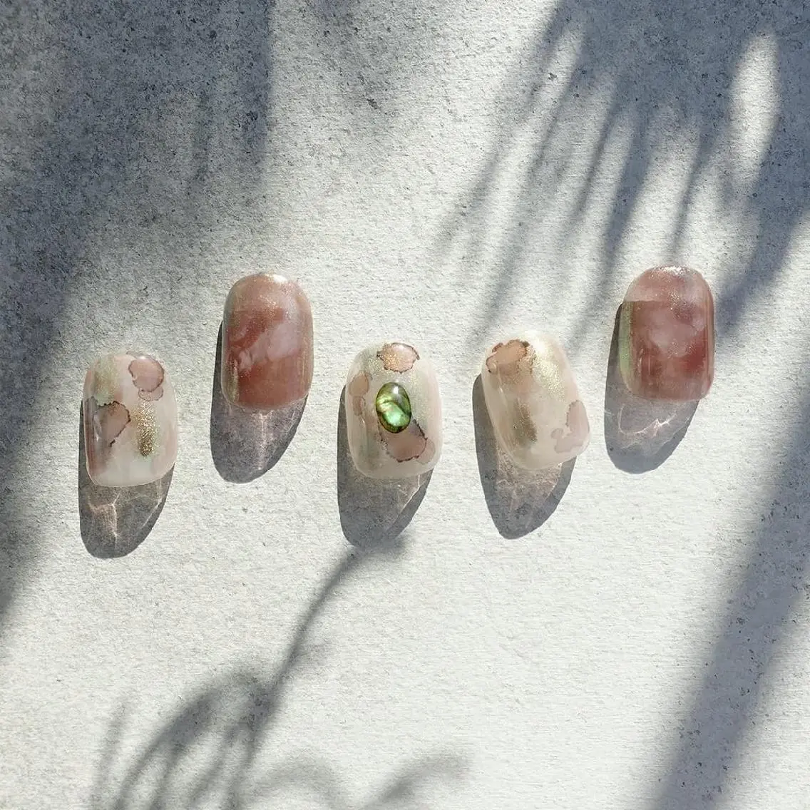ネイル ニュアンスネイル ショートネイル gemickle nailのネイルデザイン
