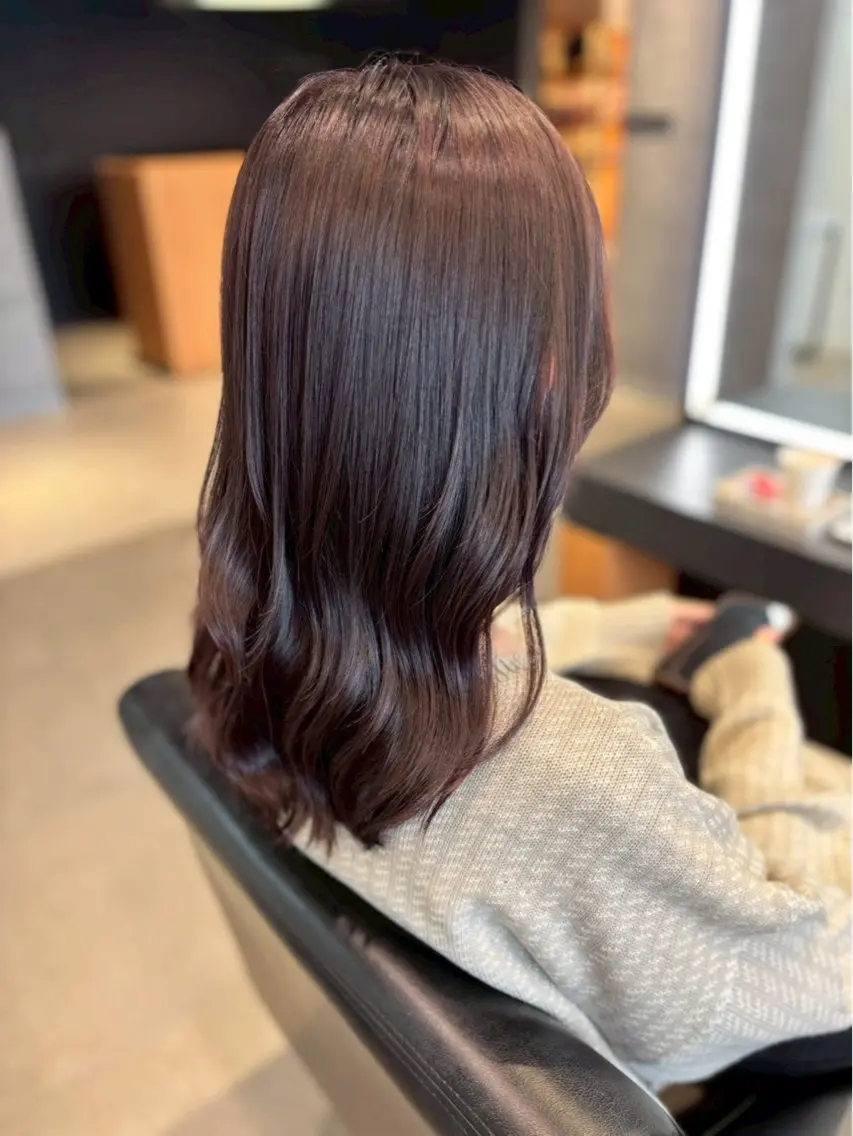 ロング ヘアカラー 川瀬 陽南子のヘアスタイル