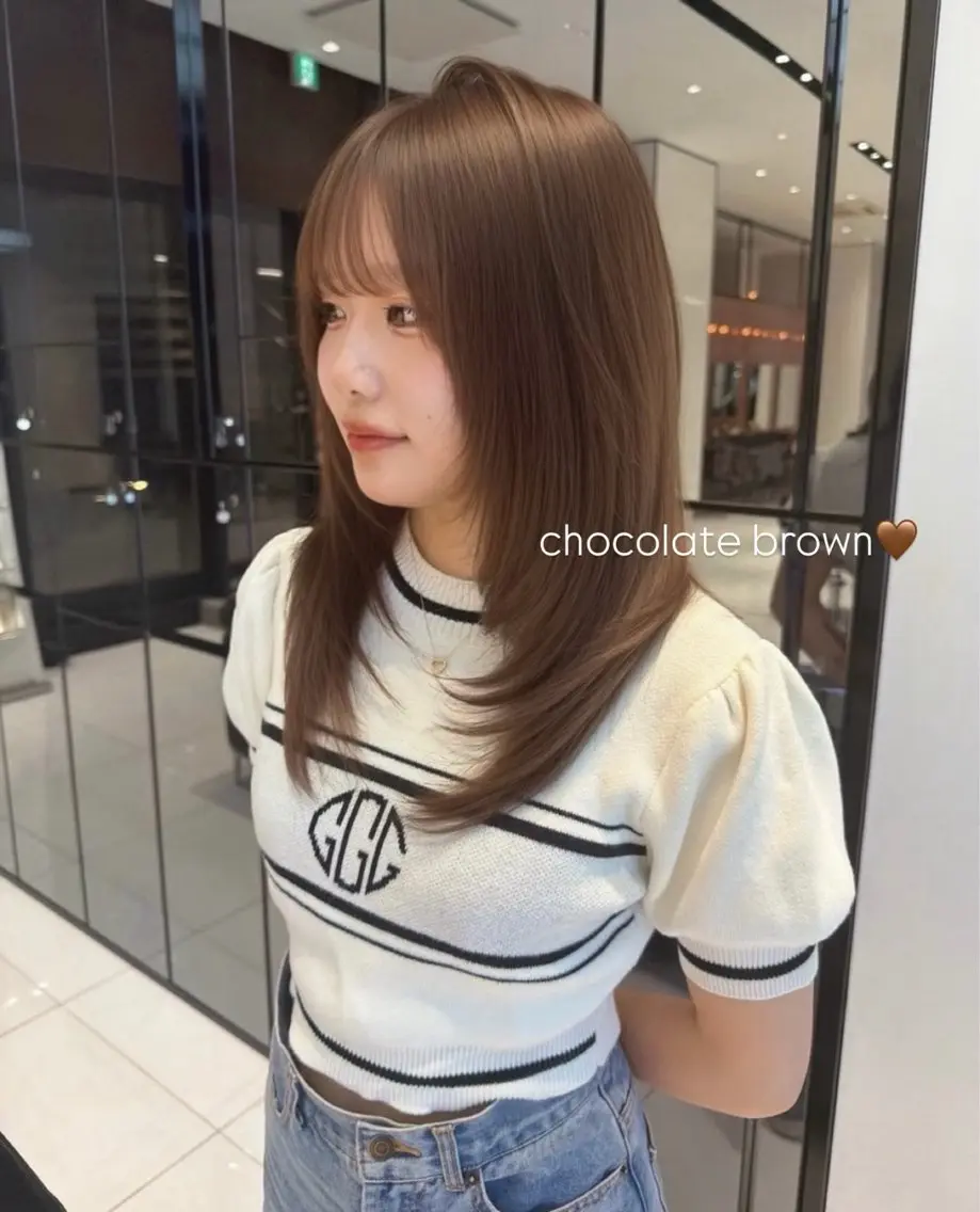 カラー ブラウンカラー 透明感カラー ♡KEEN吉祥寺♡ natsukiのヘアスタイル