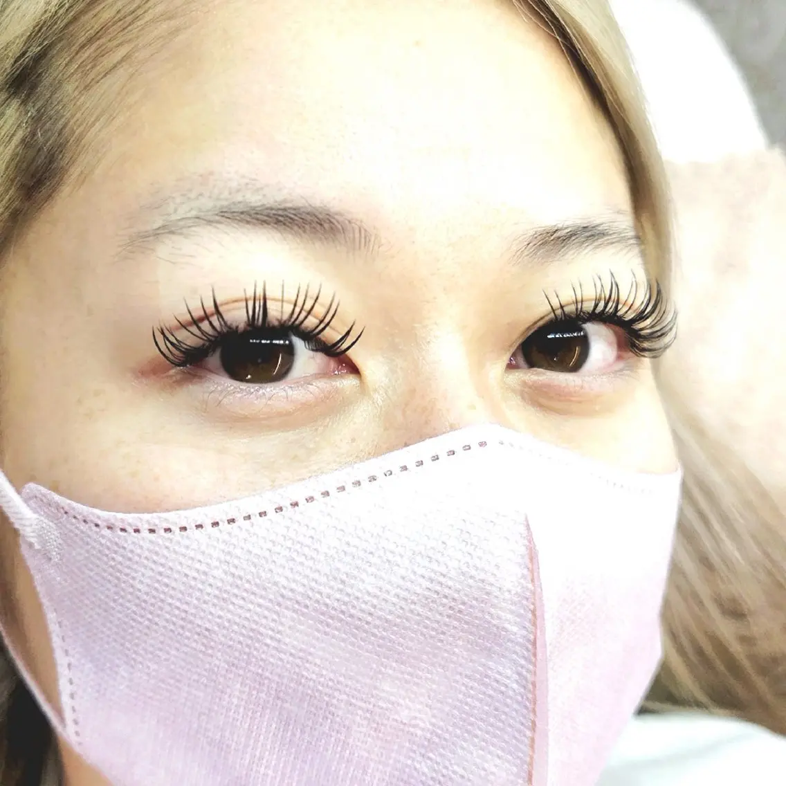 マツエク・マツパ 付け放題 フラットラッシュ マツエク 盛れる💗持ち重視 まつげ💗ₛₐₙₒ⟡のマツエク・マツパデザイン