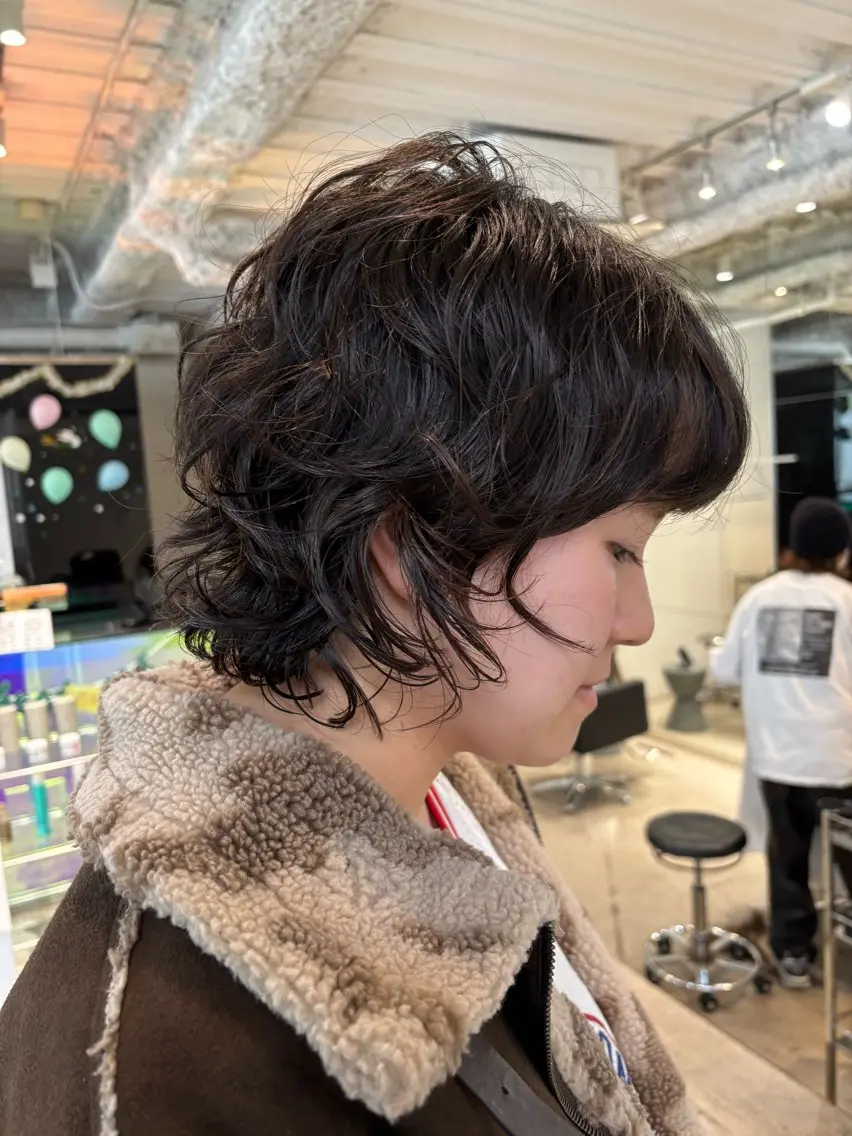 ショート パーマ ANY/須田麻人 /パーマスタイルのヘアスタイル