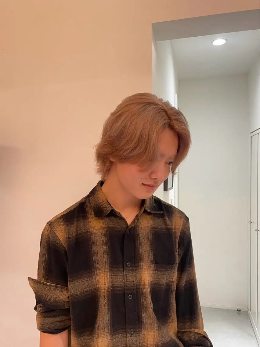 カラー メンズ ヘアカラー 服部 心咲のヘアスタイル