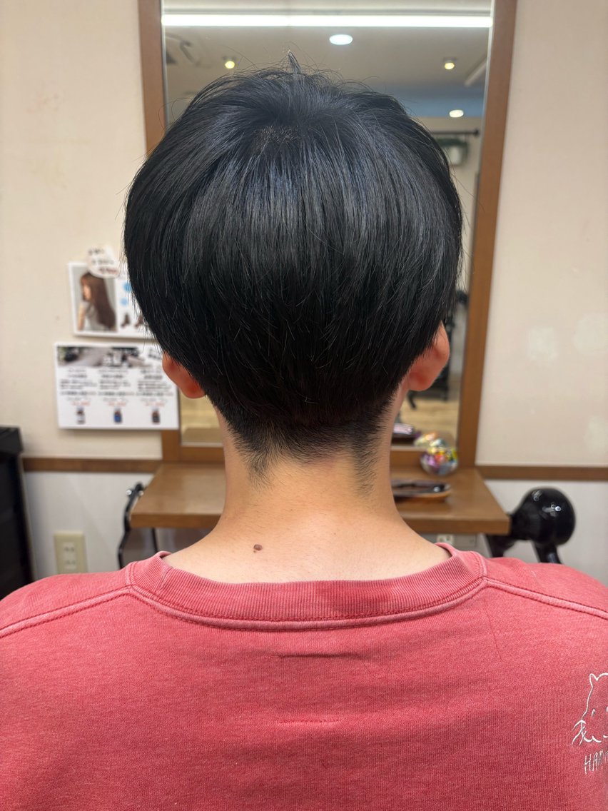 ショート メンズ マッシュ 刈り上げ レイヤーカット オーガニックカラー/ コウヘイのヘアスタイル