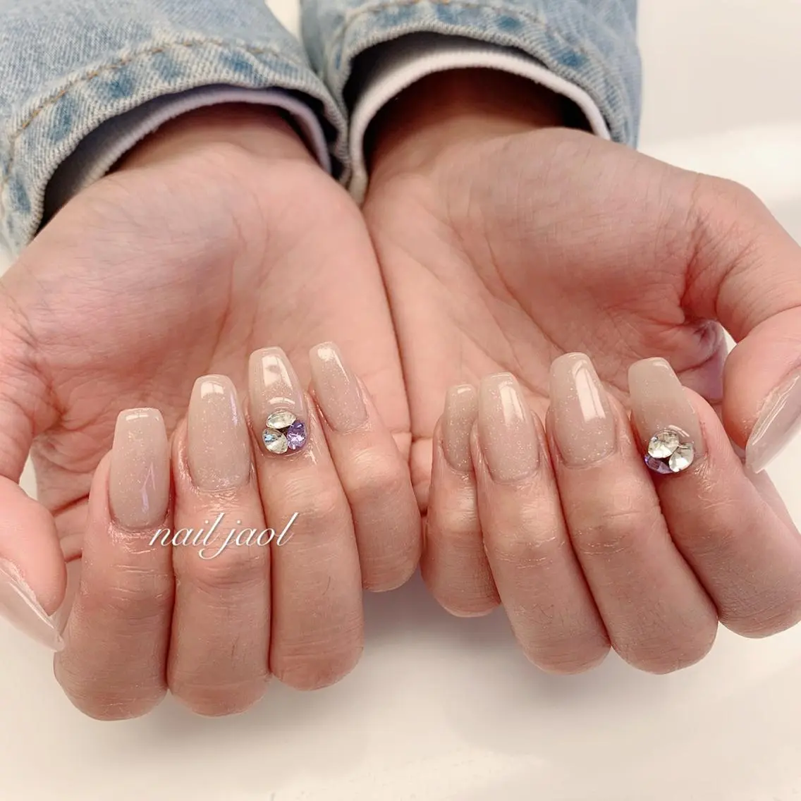 セミロング ネイルJaol 池袋のネイルデザイン