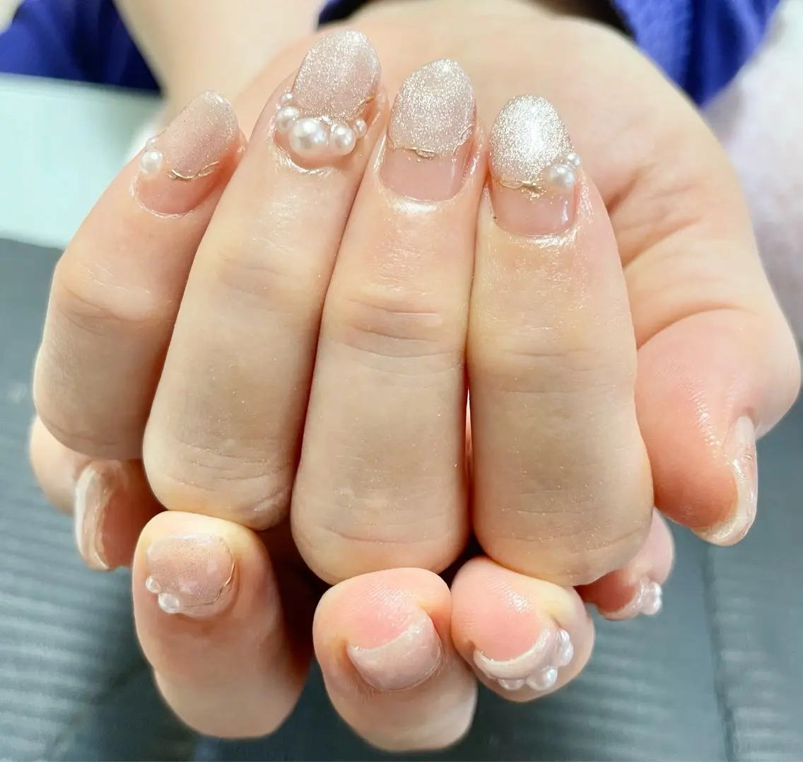 ネイル ハンドネイル nail salon HIRUKANAのネイルデザイン