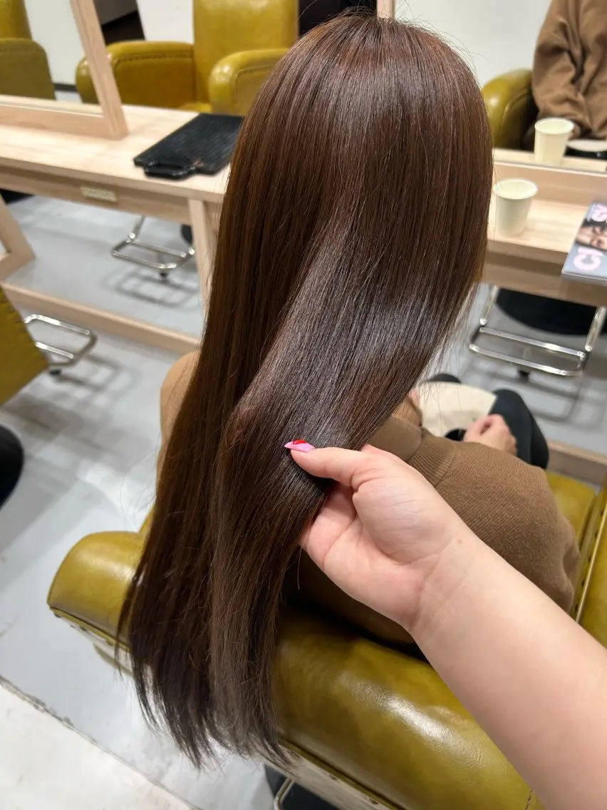 ロング カラー 古市 凜のヘアスタイル