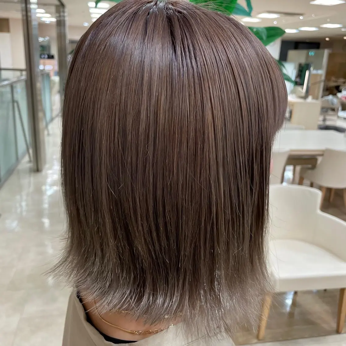 ショート カラー グレージュ 髪質改善・縮毛矯正 年間1500名担当♪のヘアスタイル