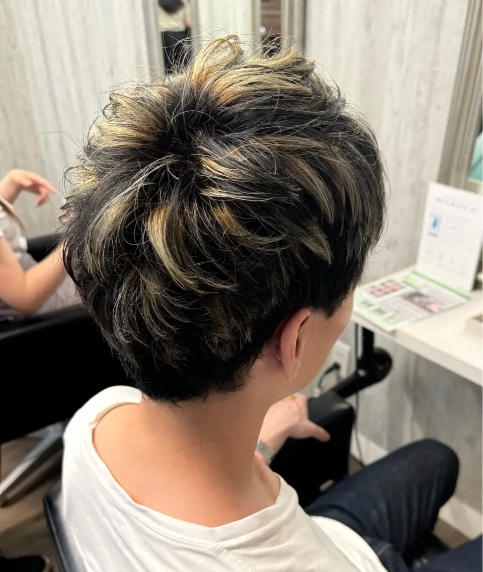 メンズ カット ヘアカラー 縮毛矯正 メンズカット✂︎茂木のヘアスタイル