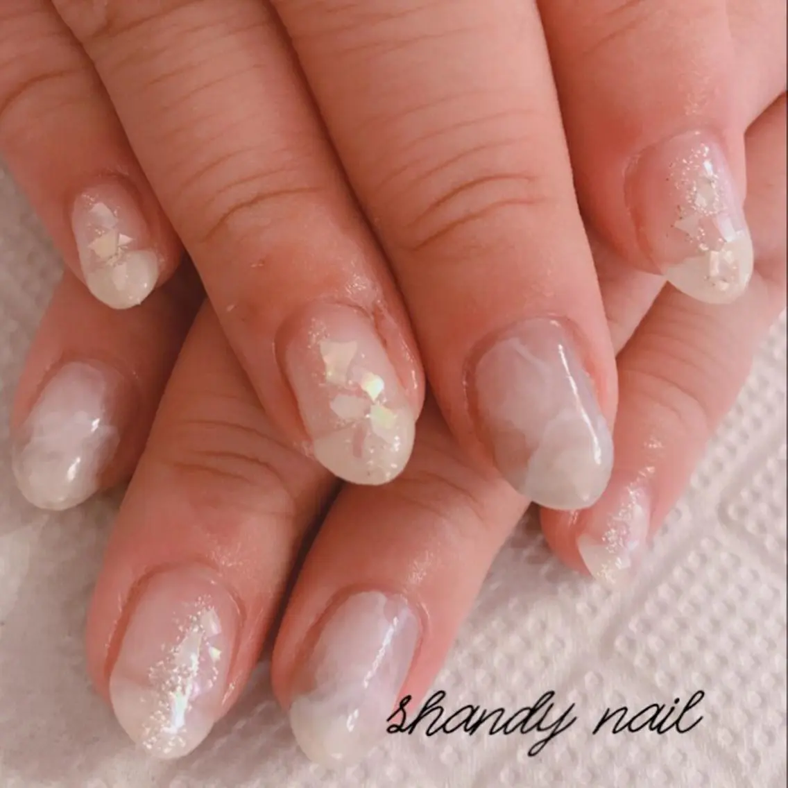 セミロング shandy nailのネイルデザイン