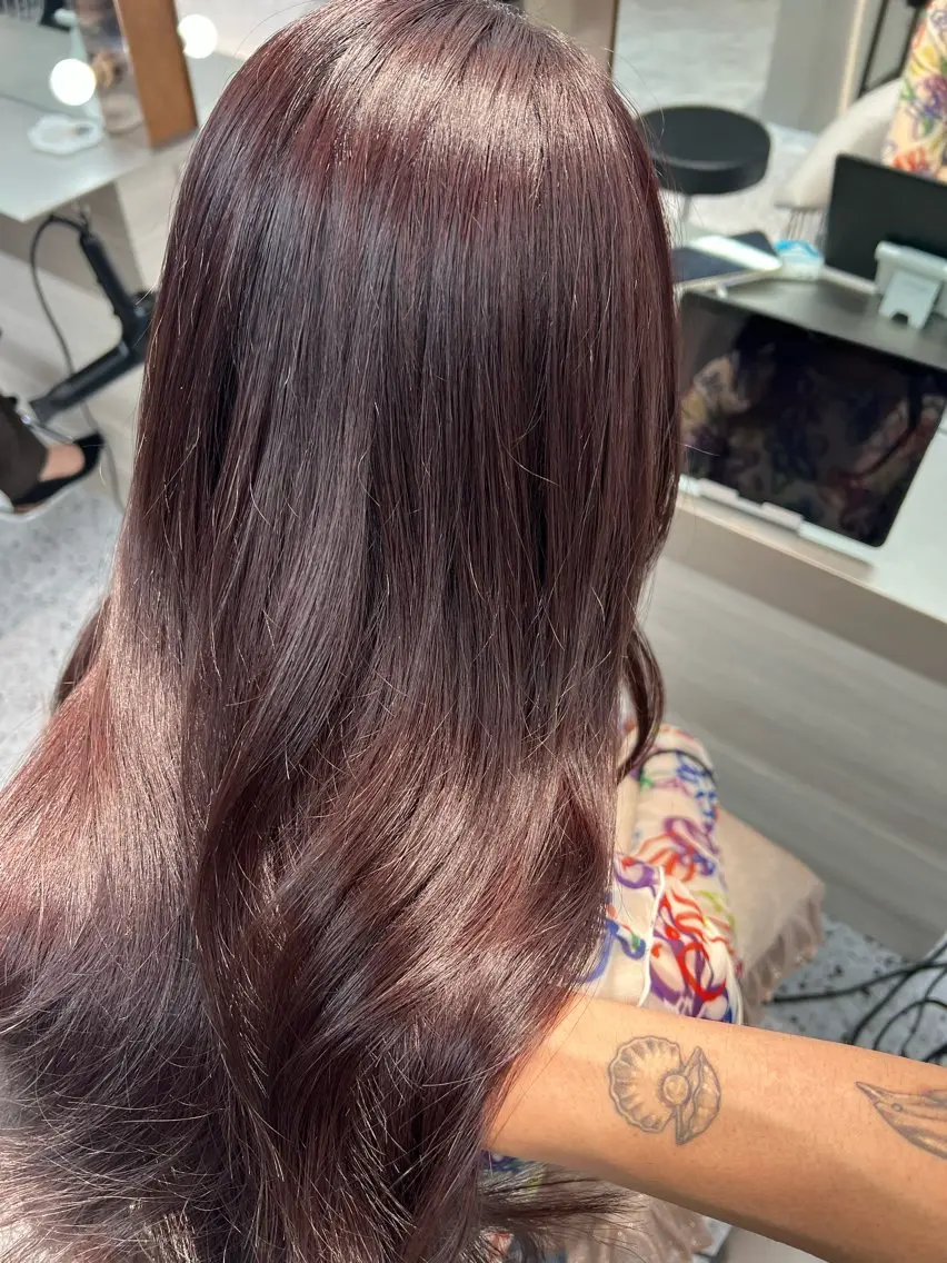 ロング カット ヘアカラー トリートメント 🤎透明感カラー/ suguru🤍のヘアスタイル