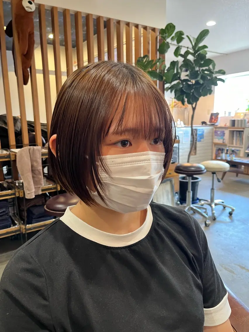 ショート 🫧透明感カラー× レイヤー🫧HARUのヘアスタイル