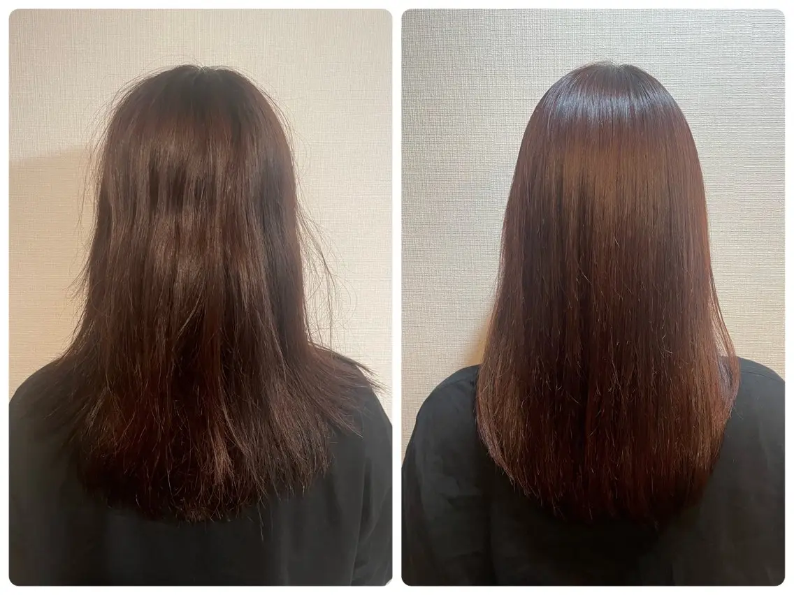 セミロング 髪質改善 Lien's💜 SESHIRUのヘアスタイル