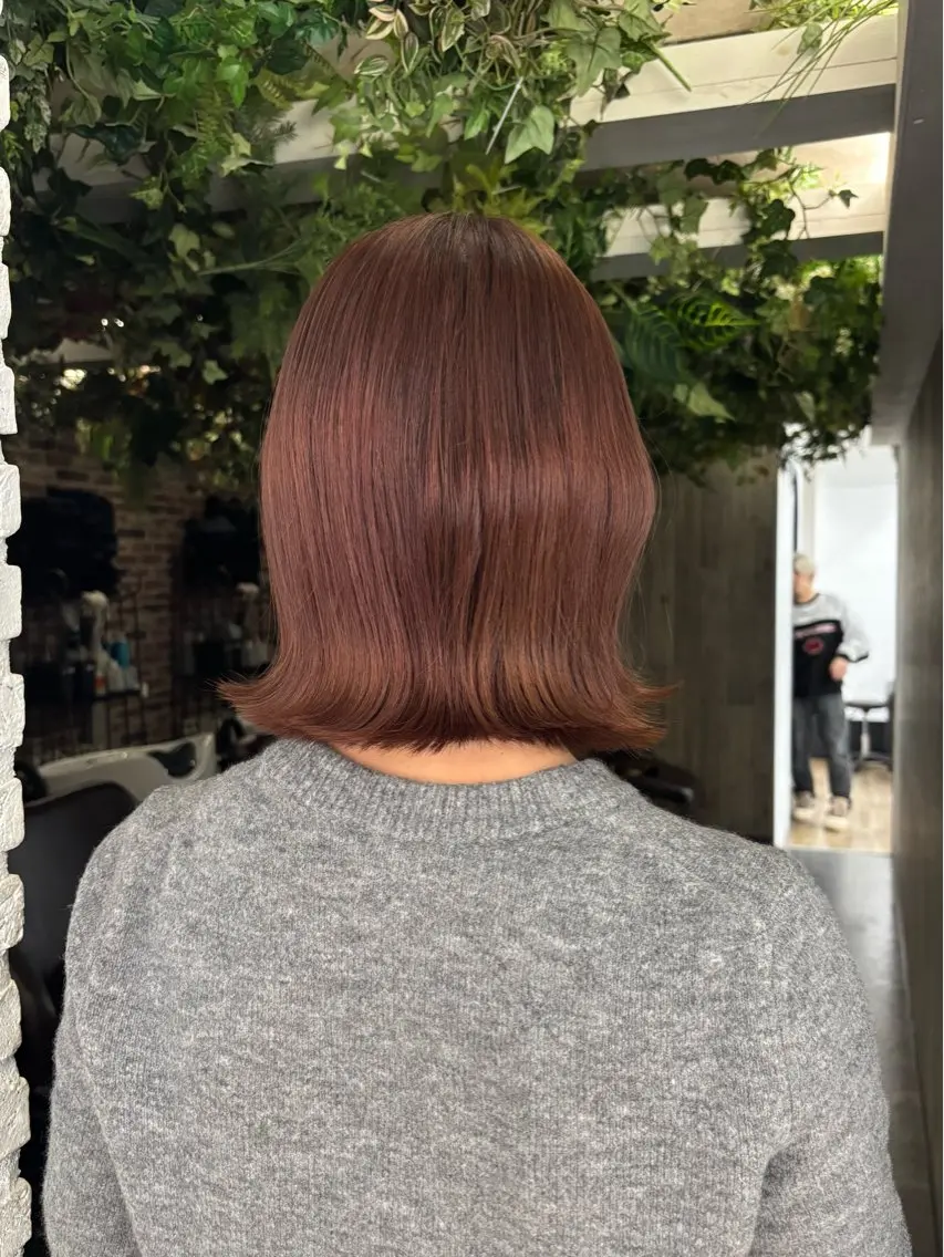 ミディアム カラー ヘアカラー トリートメント 坂下 光輝のヘアスタイル
