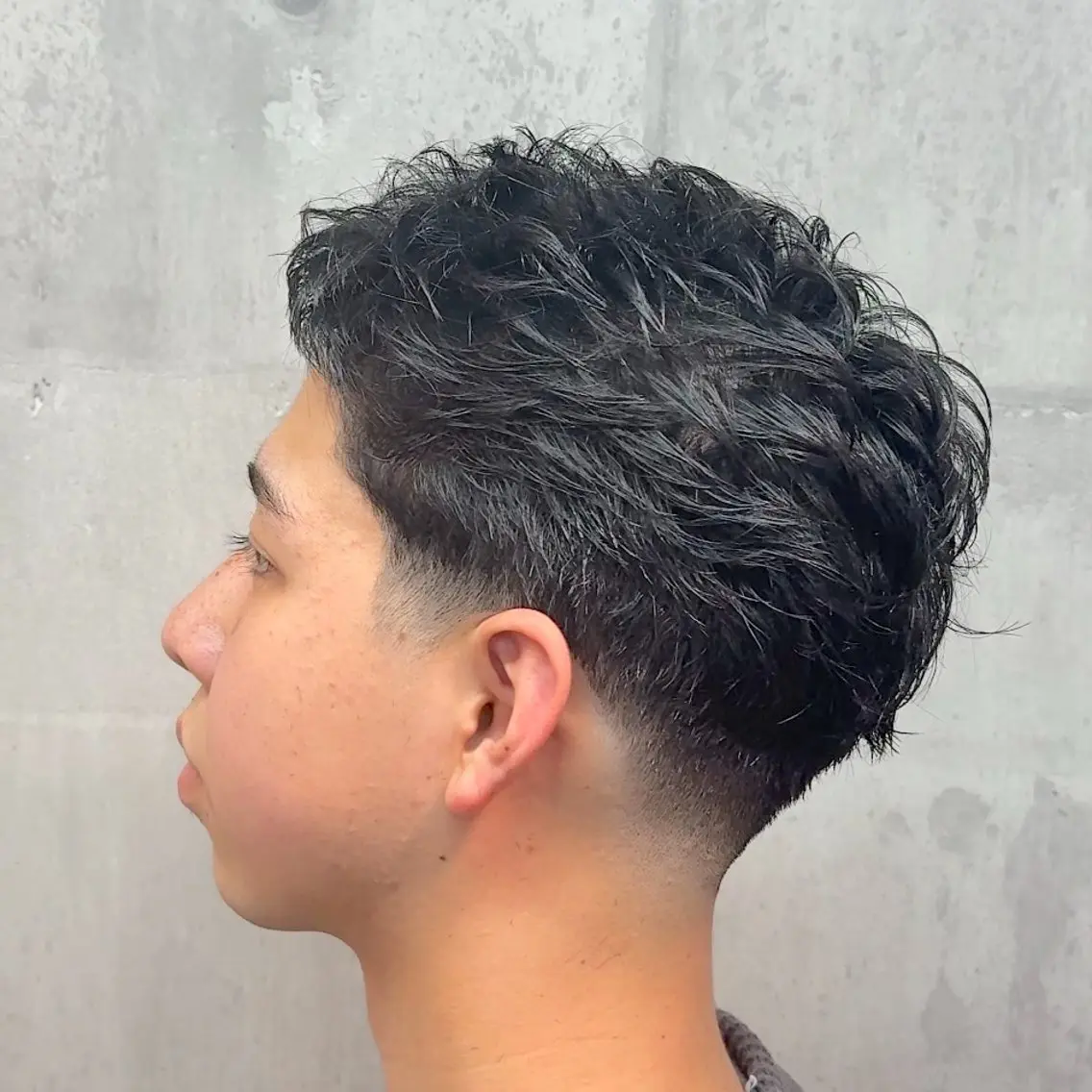ショート パーマ ヘアアレンジ メンズ MENIN メンズ サロン　望月　涼太のヘアスタイル