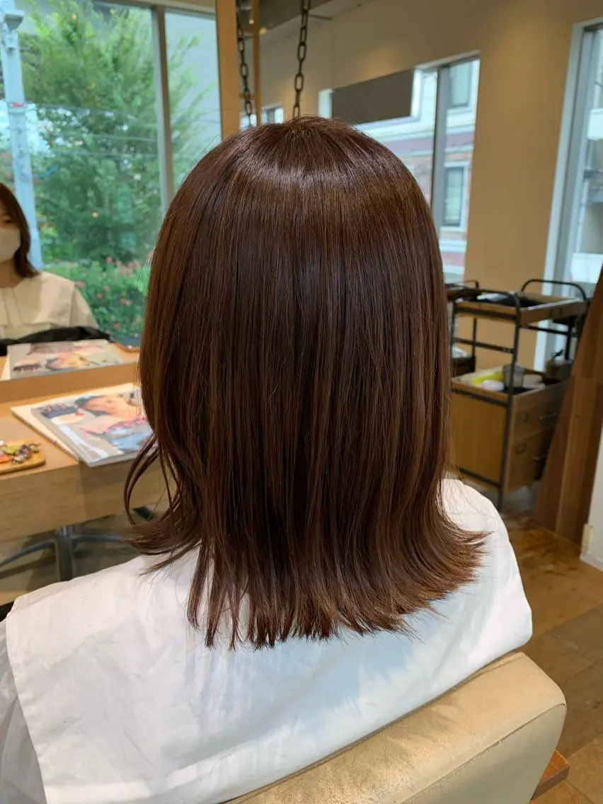 《おすすめ♡》小顔に魅せるカット+トリートメントの写真