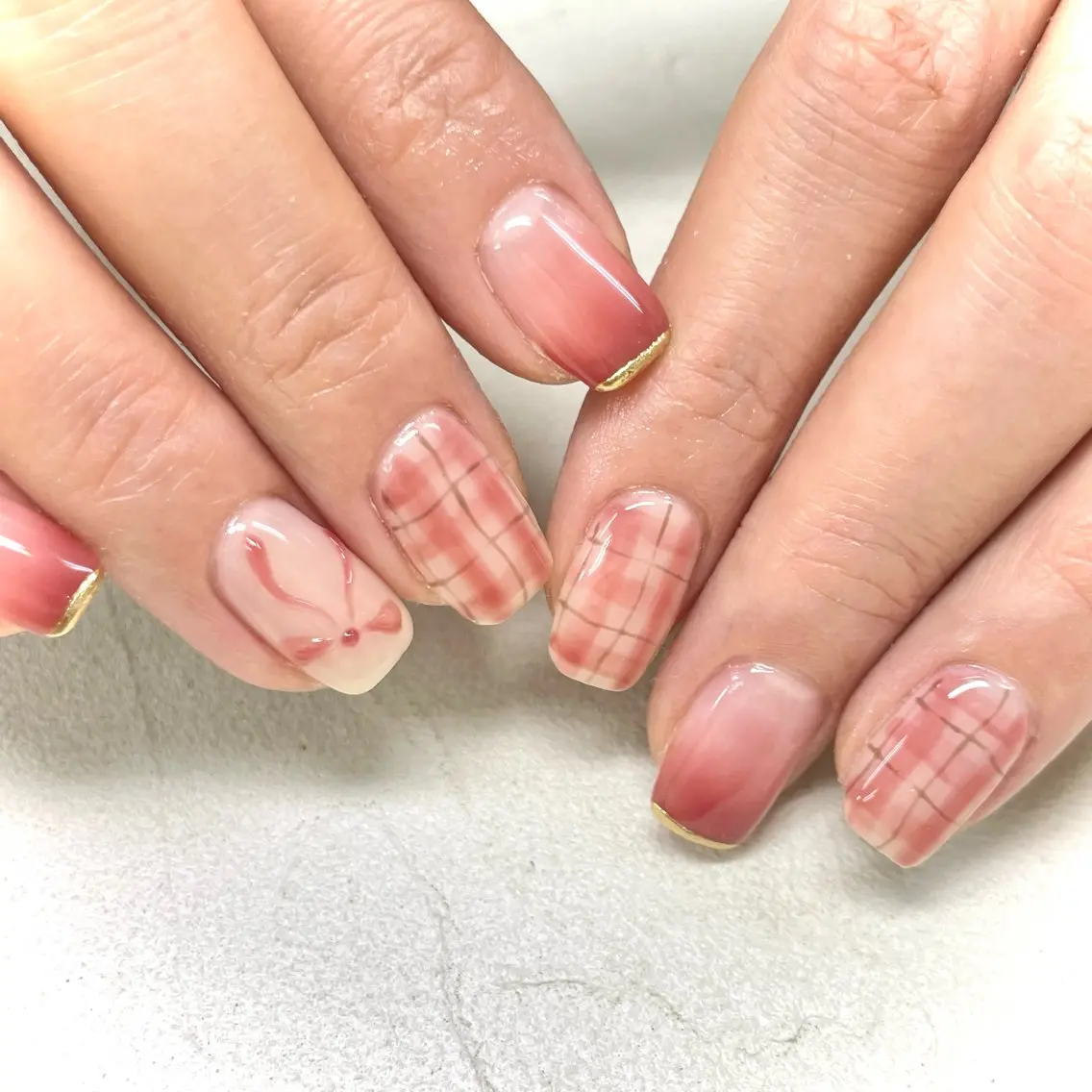ネイル ハンドネイル Bianca🎀 ONODERAのネイルデザイン