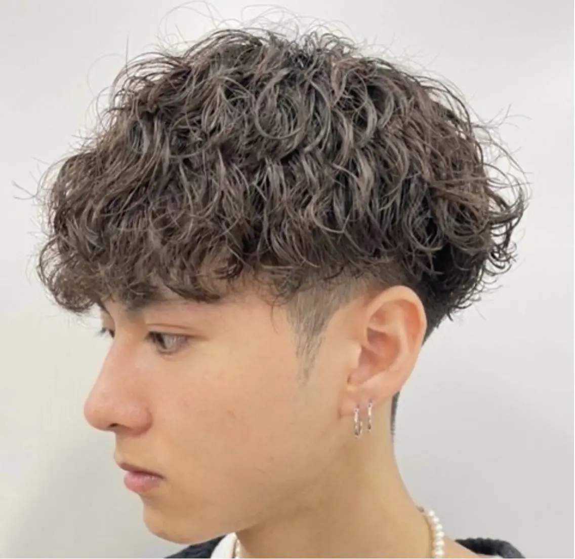 ミディアム パーマ ヘアアレンジ メンズ fifth 石川 凪のヘアスタイル