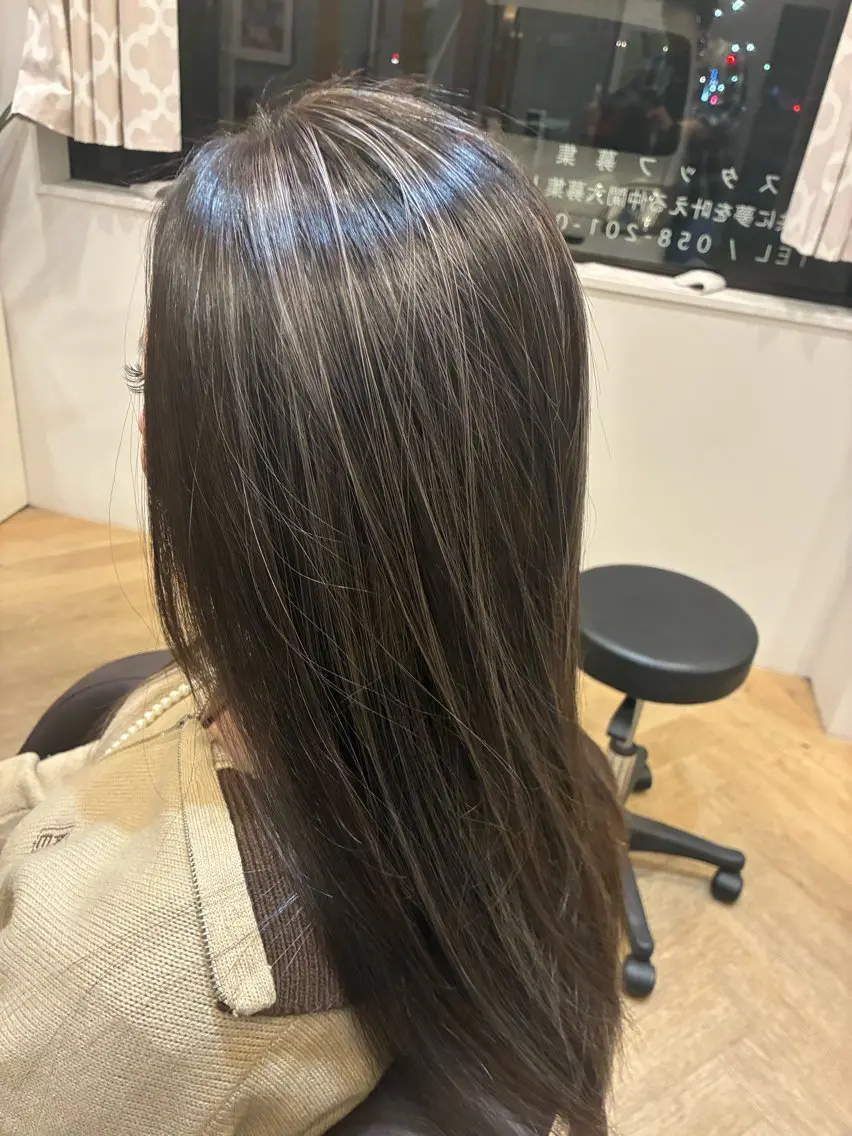ロング カラー ヘアカラー 山際勇策 /岐阜美容師のヘアスタイル