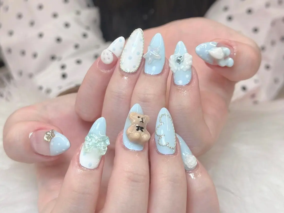 ネイル ハンドネイル ゆき このネイルデザイン