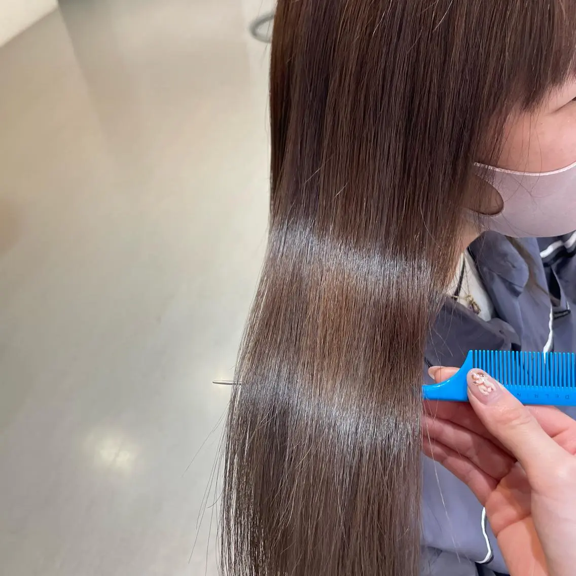 ロング ヘアカラー トリートメント CHiC ミサキのマツエク・マツパデザイン